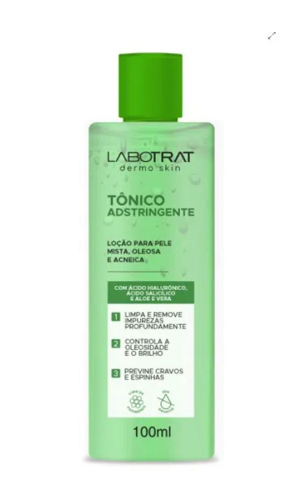 Tônico Adstringente Loção Facial Todos Tipos de Pele 250ml