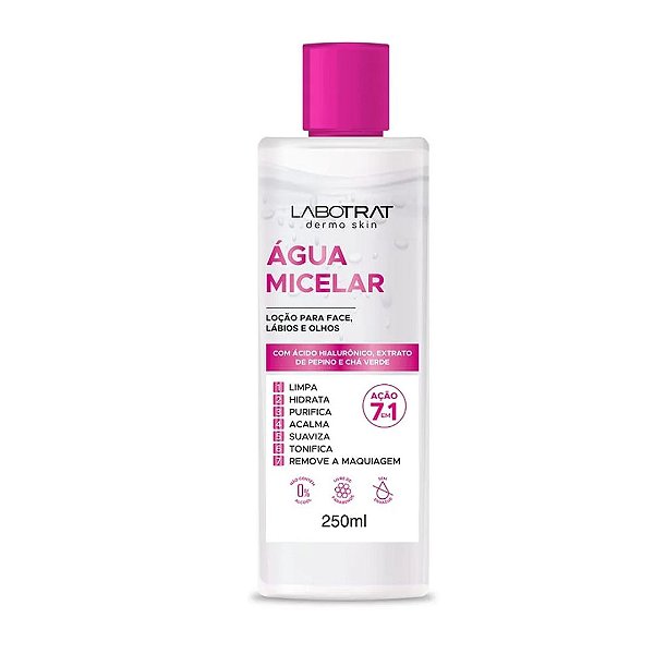 Água Micelar Loção Facial, Olhos e Lábios 250 ml