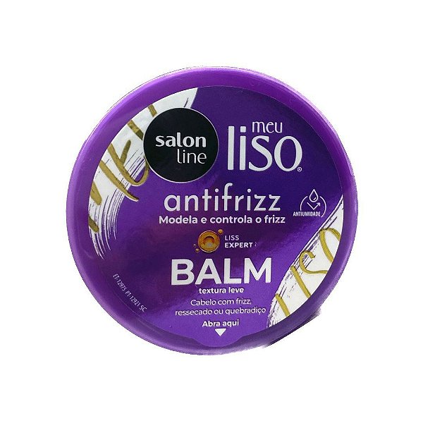 Balm Antifrizz Modela e Controla o Frizz Meu Liso Salon Line