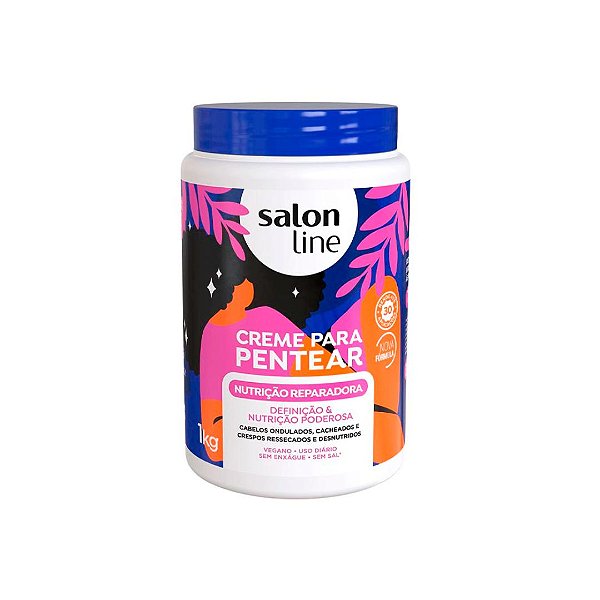 Creme Para Pentear Nutrição Reparadora 1Kg - Salon Line