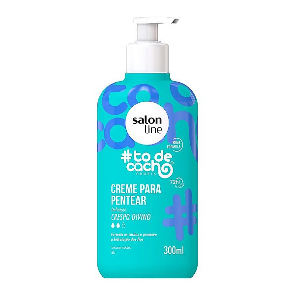 Creme Para Pentear #todecacho Crespos Divino 300ml Salon line