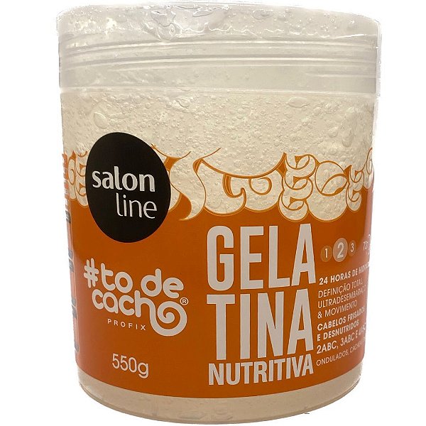 Gelatina Nutritiva 550g Profix # To De Cachos - Salon Line