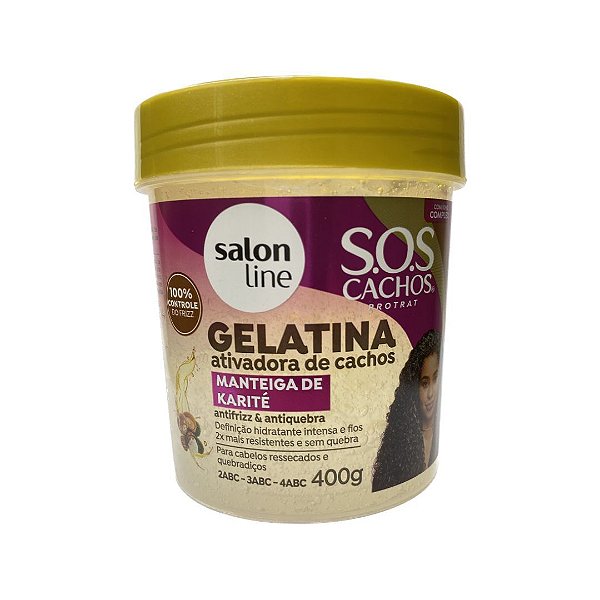 Gelatina Ativadora de Cachos Manteiga de Karité 400g