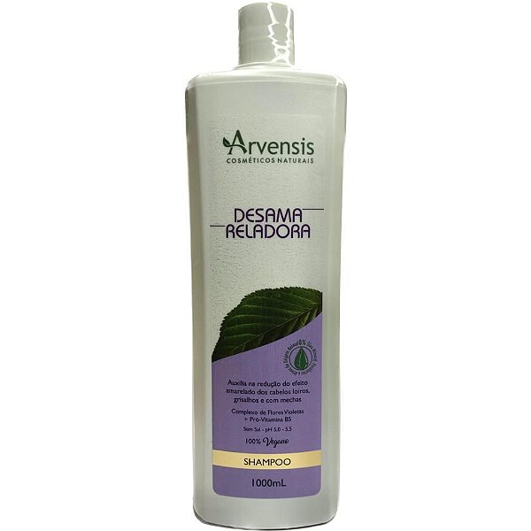 Shampoo Desamareladora 1L Reduz Efeito Amarelado - Arvensis