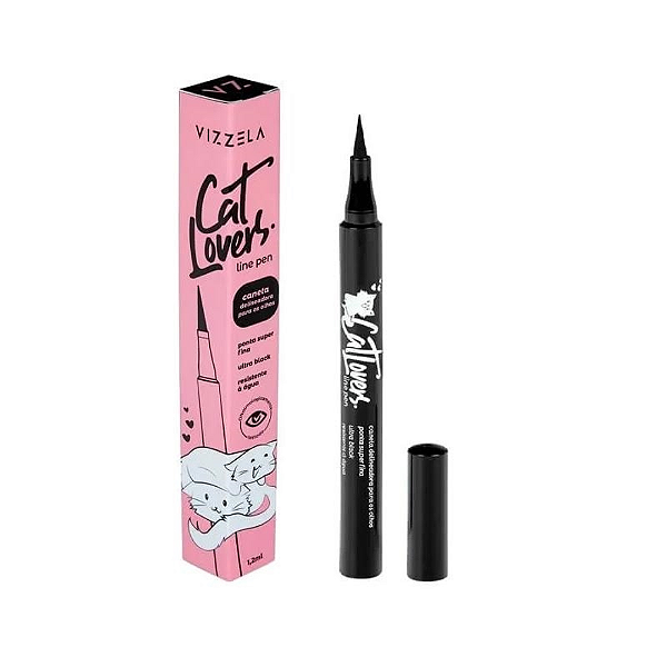 Cat Lovers Line Pen Caneta Delineadora 1,2ml - Vizzela