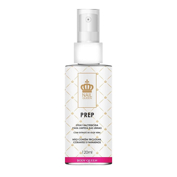 Spray Bactericida Limpeza de Unhas PREP Nail Queem 120ml