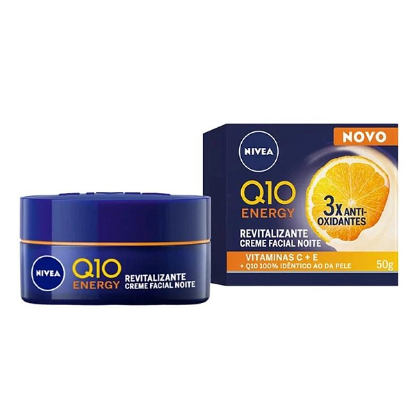 Nivea Creme Facial Antissinais Q10 Energy Noite