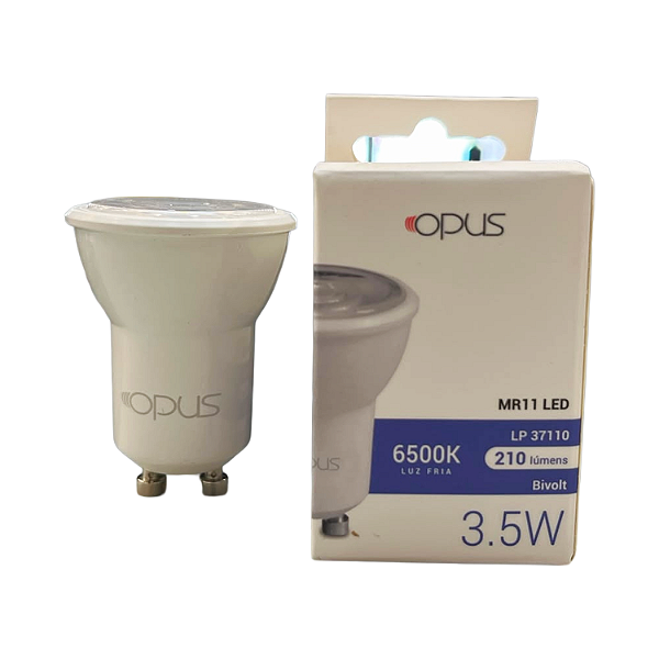LAMPADA MINI DICROICA 3.5W 6.5K 210LM 36° IP20 - OPUS
