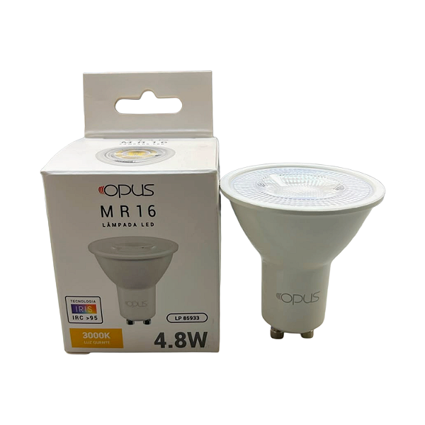 LAMPADA DICROICA 4.8W 3.0K IRC95 350LM 36° IP20 - OPUS