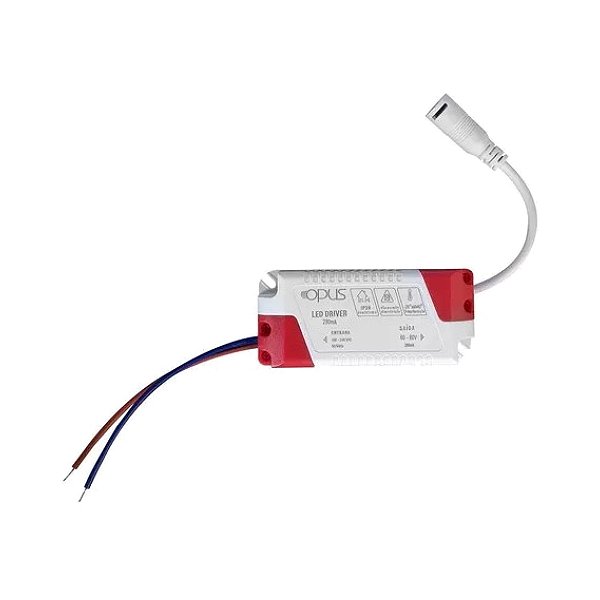 DRIVER 12W P/ PAINEL BIVOLT IP20  - OPUS