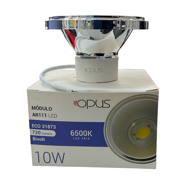 LAMPADA MODULO AR111 LED 10W 6.5K 720LM 24° IP20 - OPUS