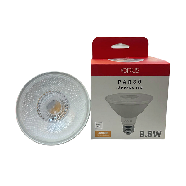 LAMP PAR30 9.8W 3.0K 700LM 38° - OPUS