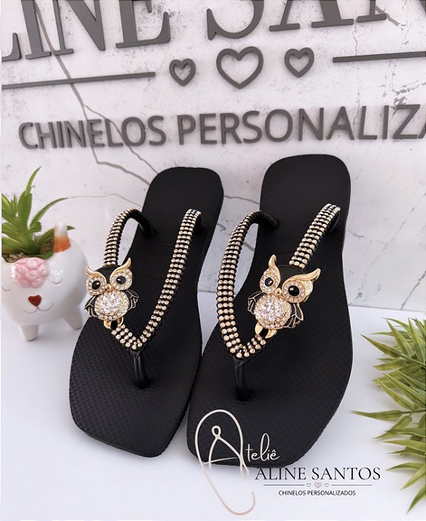 Square Coruja Black