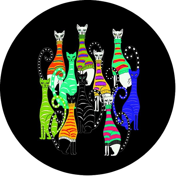 Capa Personalizada para Estepe Ecosport Crossfox Felinos Gatos