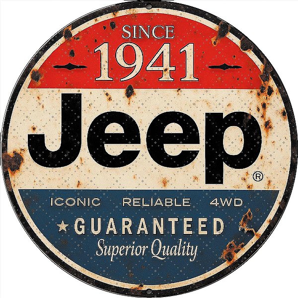 Capa de Estepe Personalizada Exclusiva para Jeep Vintage