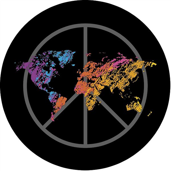 Capa de Estepe Personalizada para Ecosport Crossfox Aircross Spin Mundo em Paz