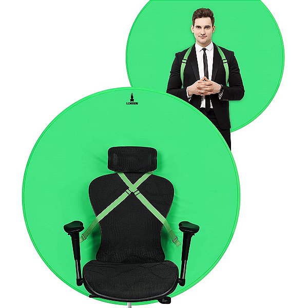 Fundo Fotográfico Chroma Key Verde Lorben Portátil Diâmetro 137 cm com Bolsa