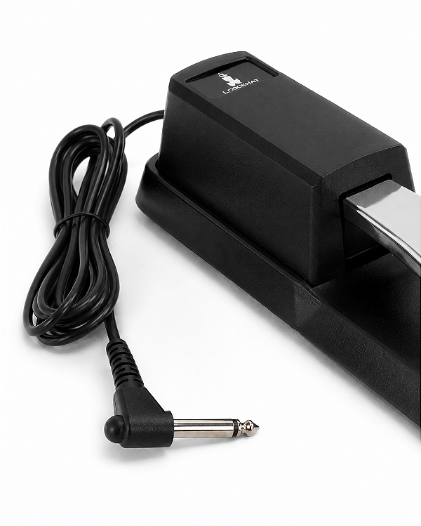 Pedal Sustain Universal Lorben para Teclado Piano Eletrônico com Inversor de Polaridade