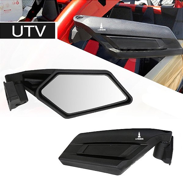 Par de Espelho Retrovisor Universal Ajustável Lorben para Can-Am Maverick X3 UTV