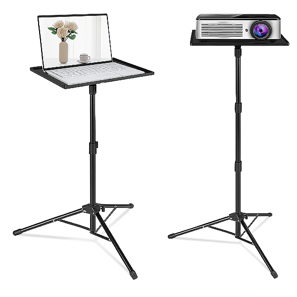 Suporte Tripé Altura Ajustável Lorben para Projetor Notebook Capacidade até 20 Kg