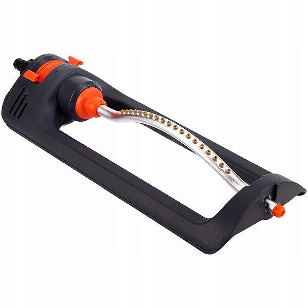 Irrigador Oscilante Lorben 1/2" 18 Furos Aspersor com Bico Engate Rápido Jardim Gramado Horta