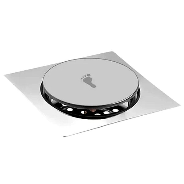 Ralo Click Inteligente Lorben para Banheiro 20cm Aço Inox