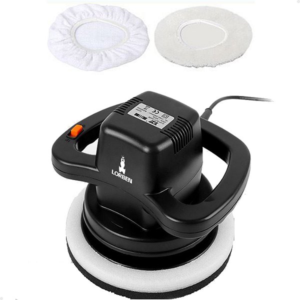 Politriz Orbital Automotiva Elétrica Lorben 10 Polegadas 120W 3300RPM Rolamentada com 2 Boinas