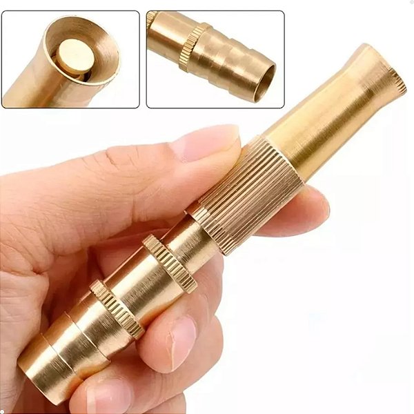 Esguicho Bico Mangueira Regulável Lorben Jato Alta Pressão Encaixe 1/2 pol