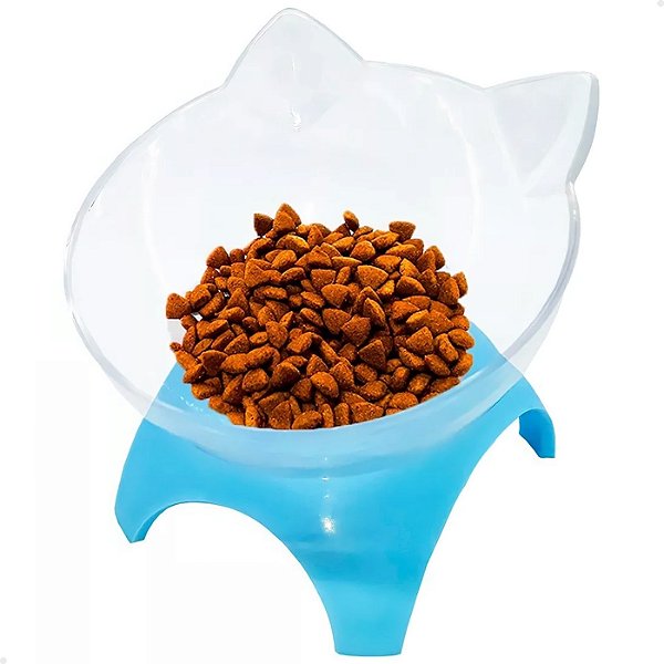 Comedouro Bebedouro Gatos Lorben Ergonômico Elevado Alto Individual