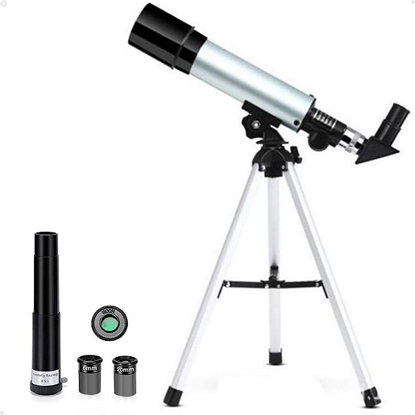 Luneta Lunar 360x50 Telescópio Astronômico Lorben Refrator Terrestre F36050
