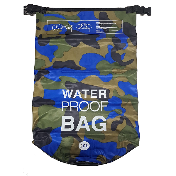Bolsa Saco Mochila Estanque à Prova D'água Lorben 20 litros Acessório Esportivo Camping Praia