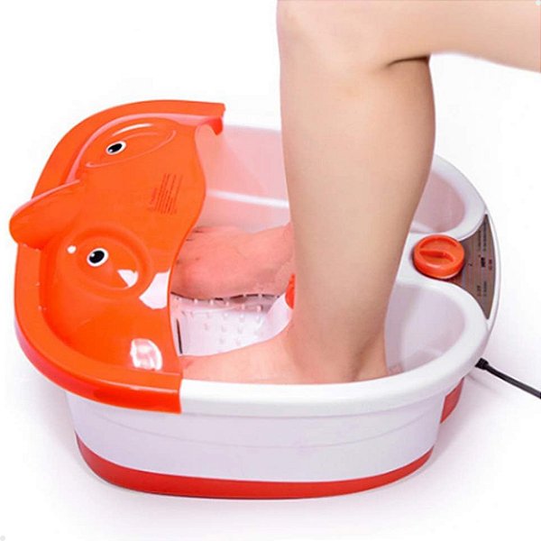 Hidromassageador de Pés Elétrico Lorben com Infravermelho Bolhas Aquecimento Automático Spa dos Pés