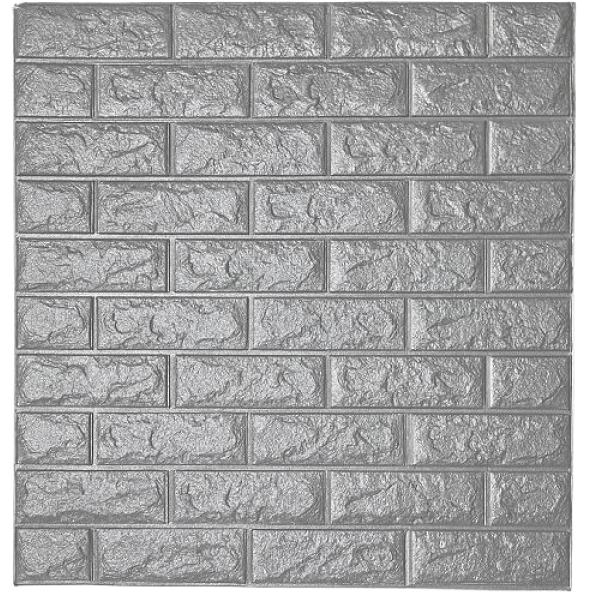 Kit 10 Painel 3D Revestimento de Parede Tijolinho Autocolante Lorben