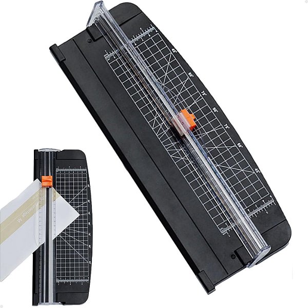 Guilhotina Refiladora Manual Lorben Cortador Papel até A4 31cm 12 Folhas