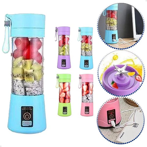 Mini Liquidificador Portátil Lorben USB Recarregável