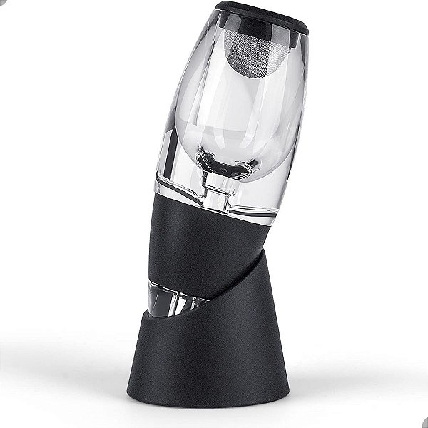 Aerador de Vinho Deluxe Lorben Decantador Decanter Portátil com Filtro Suporte
