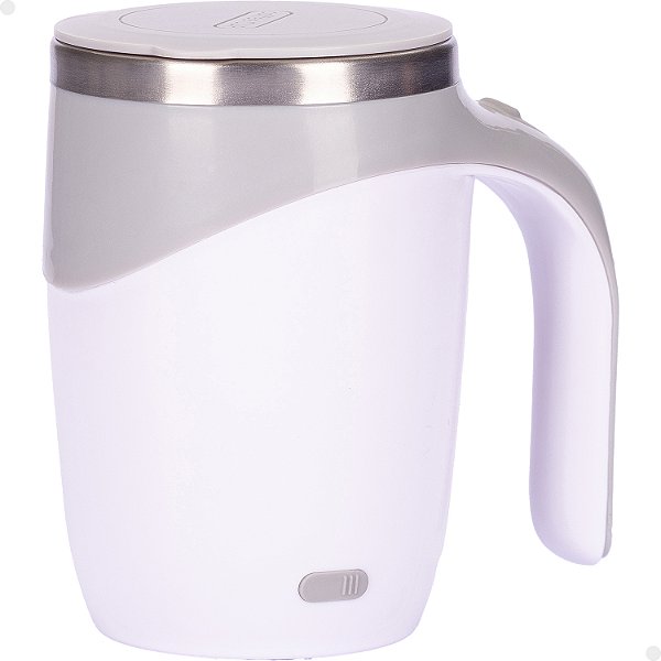 Caneca Xícara Mixer Inox Misturador Elétrico Regarregável