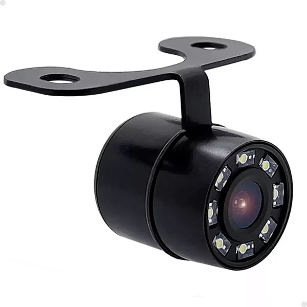 Câmera De Ré Automotiva Hd Visão Noturna Led Borboleta