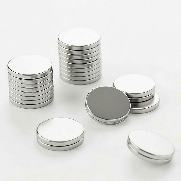 Kit com 10 Ímãs de Neodímio 12x3mm Disco Super Forte