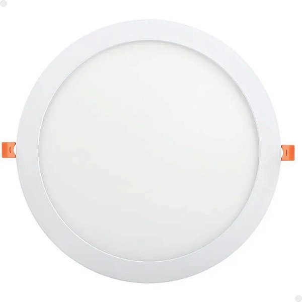 Plafon Painel de LED Redondo de Embutir 30cm de diâmetro 25W 6500k - Marca Lorben