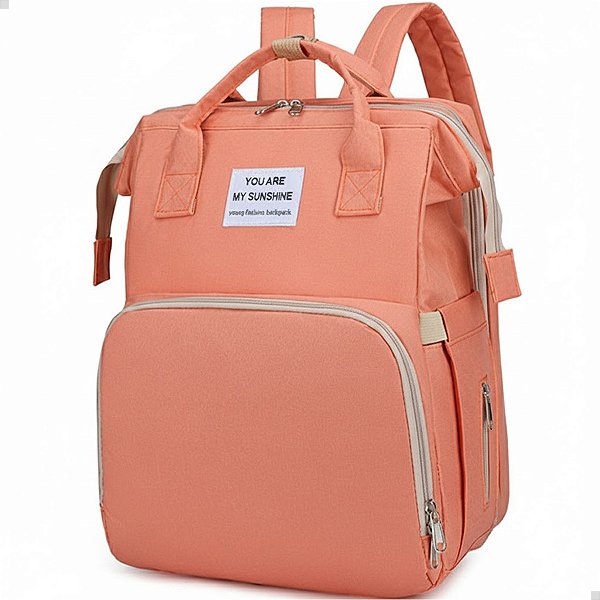 Mochila Maternidade Passeio Viagem C/ Área Térmica E Bolsos Organizadores