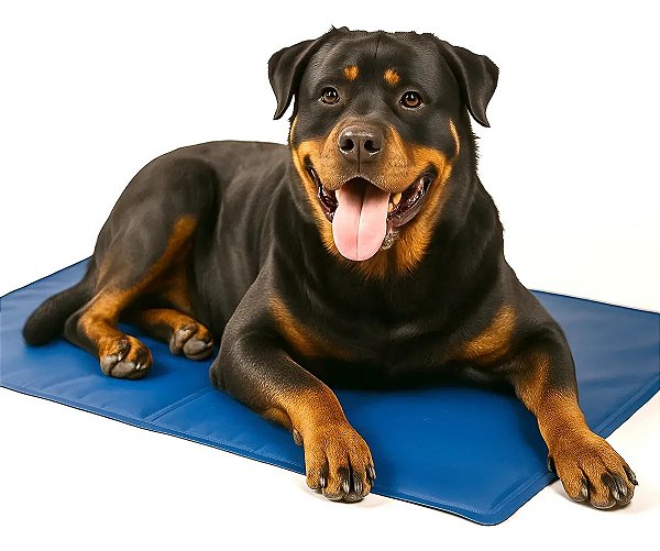Tapete Gelado Refrescante Cão Gato Gel Auto-enfriamento 90X50cm