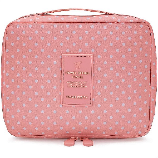 Bolsa Necessaire Maquiagem Organizador Viagem Grande Lorben