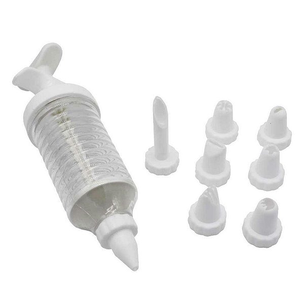 Kit Confeiteiro Decorador de Bolo com 8 Bicos