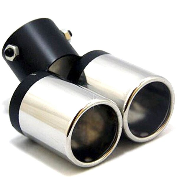 Ponteira Dupla Esportiva Lorben Escapamento em Aço Inox