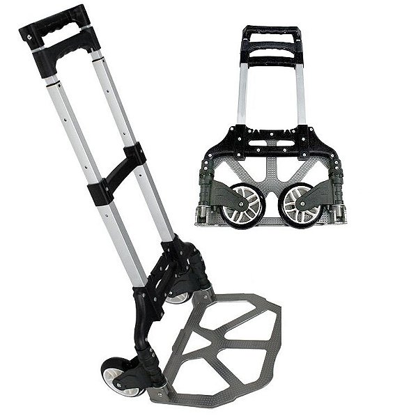 Carrinho de Transporte Carga Multiuso Plataforma Dobrável 75/80Kg Lorben
