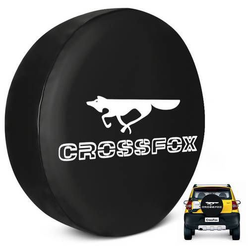 Capa Personalizada para Estepe Pneu Especial Crossfox Fox Logomarca