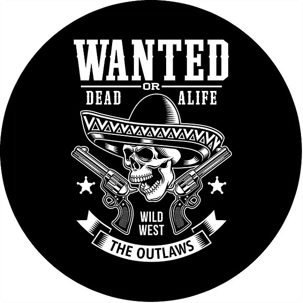 Capa de Estepe Personalizada para Ecosport Crossfox The Outlaws