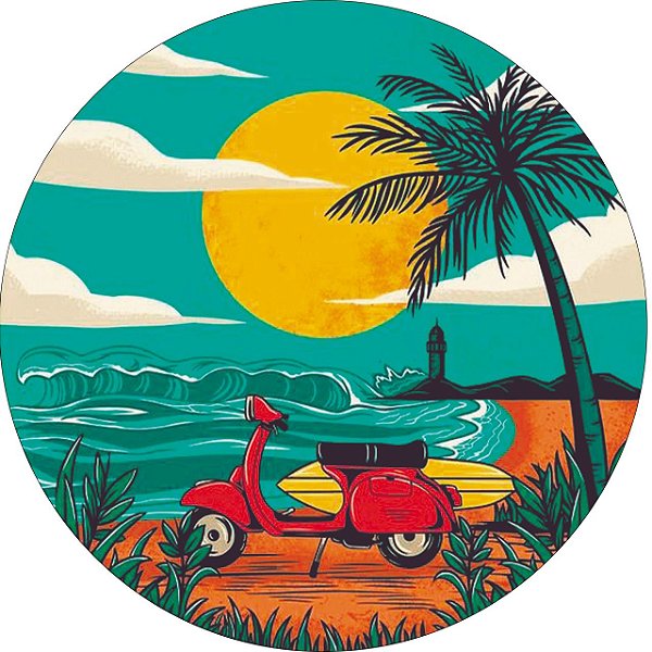 Capa de Estepe Personalizada para Ecosport Crossfox Praia