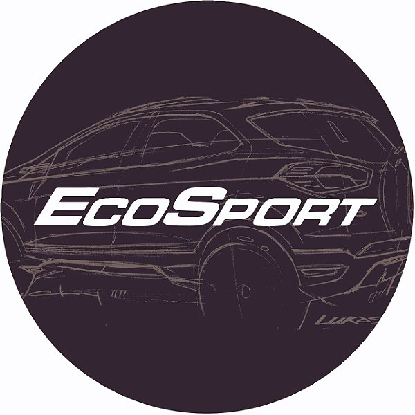 Capa Personalizada para EstepeEspecial Ecosport Estampa Logomarca Ecosport